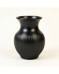 Clay Bend Empty Decorative Vase - Black (synthetic illustration; no displayed measurements)