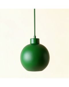 Shore Dale Pendant Light Suspended From One Plain Cable - Green (synthetic illustration; no displayed measurements)