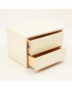 Rowan Bluff Small-Parts Storage Drawer Cabinet - Cream (synthetic illustration; no displayed measurements)