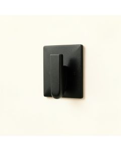 Hazel Bluff Wall-Mounted Robe Hook - Black (synthetic illustration; no displayed measurements)