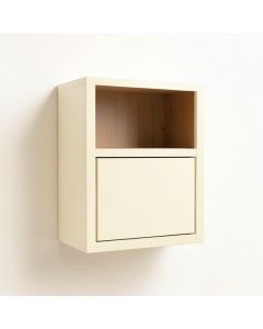 Holly Crossing Wall-Mounted Entry Cabinet - Cream (synthetic illustration; no displayed measurements)