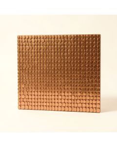 12 '' X 12 '' Pvc Peel & Stick Mosaic Tile In Copper Gold (synthetic illustration; no displayed measurements)