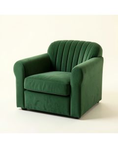 Lake Bluff Upholstered Armchair - Green (synthetic illustration; no displayed measurements)