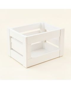 Meadow Branch Empty Furniture-Style Pet Crate - White (synthetic illustration; no displayed measurements)