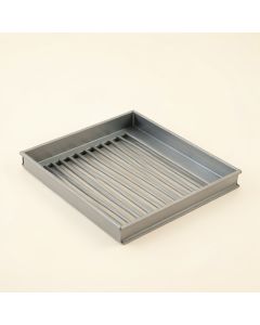 Holly Brook Empty Under-Desk Cable Tray - Gray (synthetic illustration; no displayed measurements)