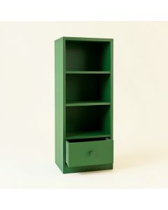 Clay Bend Narrow Cubby Tower - Green (synthetic illustration; no displayed measurements)