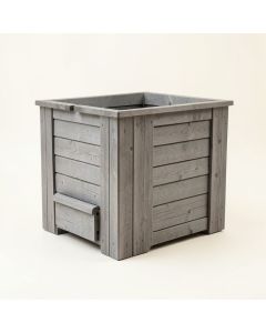 Rowan Bluff Closed Garden Compost Bin - Gray (synthetic illustration; no displayed measurements)