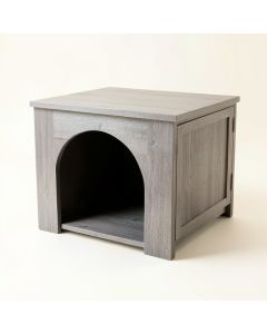 Wren Dale Empty Furniture-Style Litter Enclosure - Gray (synthetic illustration; no displayed measurements)