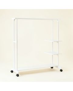 Slate Canyon Empty Garment Rack - White (synthetic illustration; no displayed measurements)