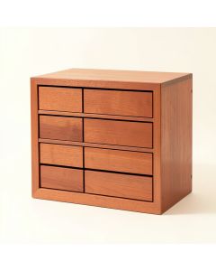 Spruce Bend Small-Parts Storage Drawer Cabinet - Terracotta (synthetic illustration; no displayed measurements)