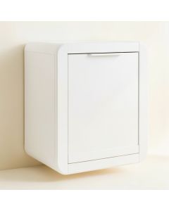 Maple Branch Wall-Mounted Laundry Cabinet - White (synthetic illustration; no displayed measurements)