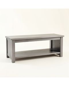 Summit Falls Indoor Bench - Gray (synthetic illustration; no displayed measurements)