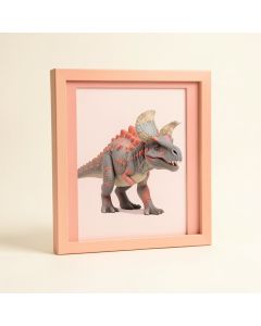 Boxley Baby Triceratops Dinosaur Framed Art (synthetic illustration; no displayed measurements)