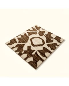 Juergens Geometric Tufted Wool Brown/Beige Area Rug (synthetic illustration; no displayed measurements)