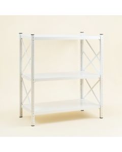 Field Branch Empty Seed-Starting Shelving Unit Without Lights - White (synthetic illustration; no displayed measurements)
