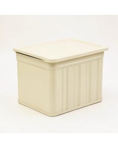 Reed Brook Closed Outdoor Storage Box - Cream (synthetic illustration; no displayed measurements)