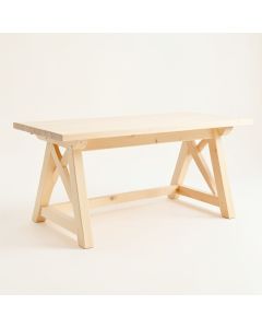 Glen Edge Empty Workshop Workbench - Ivory (synthetic illustration; no displayed measurements)