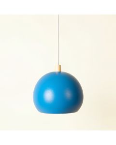 Meadow Bridge Pendant Light Suspended From One Plain Cable - Blue (synthetic illustration; no displayed measurements)