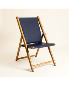 Hazel Crest Folding Outdoor Chair - Navy (synthetic illustration; no displayed measurements)