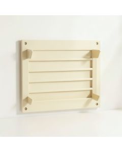 Dawn Bend Empty Wall-Mounted Tool Organizer Panel - Cream (synthetic illustration; no displayed measurements)