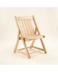 Spruce Dale Folding Outdoor Chair - Beige (synthetic illustration; no displayed measurements)