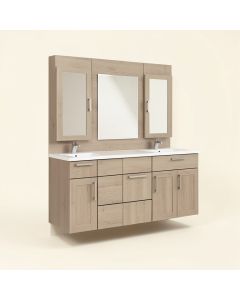Essfa 61 '' Double Bathroom Vanity Set (synthetic illustration; no displayed measurements)