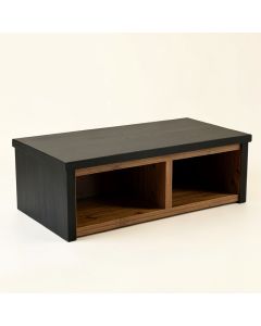 Alder Brook Shoe Storage Bench - Black (synthetic illustration; no displayed measurements)