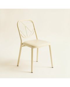 Sage Bend Dining Chair - Ivory (synthetic illustration; no displayed measurements)