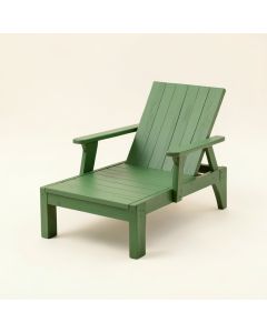 Shore Crossing Outdoor Lounge Chair - Green (synthetic illustration; no displayed measurements)