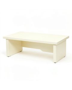 Brook Dale Desktop Monitor Riser - Ivory (synthetic illustration; no displayed measurements)