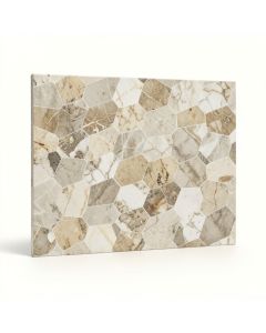 Marble Honeycomb Mosaic Subway Wall & Floor Tile (synthetic illustration; no displayed measurements)