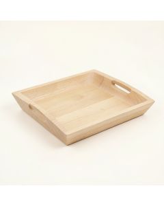 Dawn Crest Serving Tray - Beige (synthetic illustration; no displayed measurements)