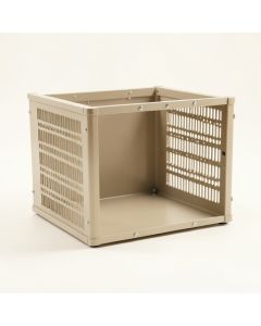 Field Bluff Empty Furniture-Style Pet Crate - Beige (synthetic illustration; no displayed measurements)