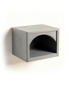 Shore Dale Wall-Mounted Cat Perch - Gray (synthetic illustration; no displayed measurements)