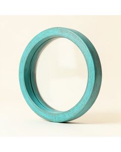 Wooden Window Round Wall Décor (synthetic illustration; no displayed measurements)