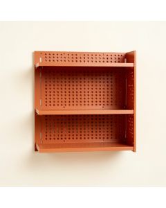 Briar Brook Empty Wall-Mounted Tool Organizer Panel - Terracotta (synthetic illustration; no displayed measurements)