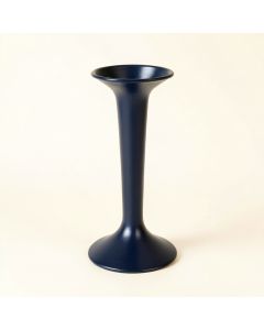 Linden Arc Empty Candle Holder - Navy (synthetic illustration; no displayed measurements)