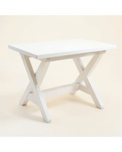 Vale Canyon Patio Table - White (synthetic illustration; no displayed measurements)