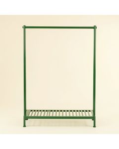 River Crest Empty Garment Rack - Green (synthetic illustration; no displayed measurements)