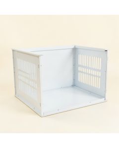 Briar Dale Empty Furniture-Style Pet Crate - White (synthetic illustration; no displayed measurements)