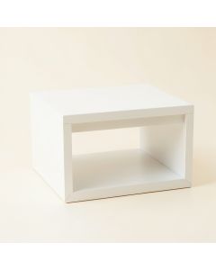Pine Bend Empty Coffee-Station Organizer - White (synthetic illustration; no displayed measurements)