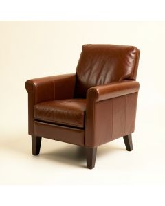 Forbe Leather Arm Chair (synthetic illustration; no displayed measurements)