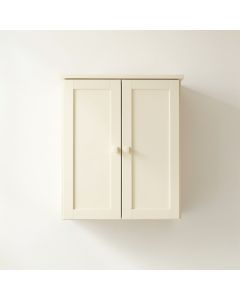 Cove Bridge Wall-Mounted Laundry Cabinet - Cream (synthetic illustration; no displayed measurements)