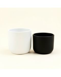 Jenneke 2 Piece Ceramic Pot Planter Set (synthetic illustration; no displayed measurements)