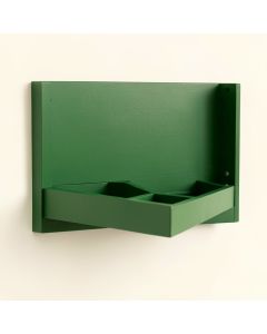 Reed Crossing Empty Wall-Mounted Tool Organizer Panel - Green (synthetic illustration; no displayed measurements)