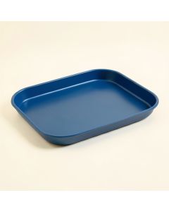 Stone Arc Serving Tray - Blue (synthetic illustration; no displayed measurements)