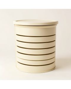 Hill Bridge Closed Garden Compost Bin - Cream (synthetic illustration; no displayed measurements)