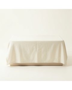 Field Bend Flat Bed Sheet - Ivory (synthetic illustration; no displayed measurements)