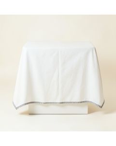 Rowan Bend Flat Bed Sheet - White (synthetic illustration; no displayed measurements)