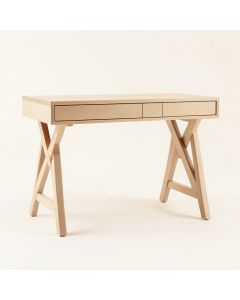 Clay Edge Writing Desk - Beige (synthetic illustration; no displayed measurements)